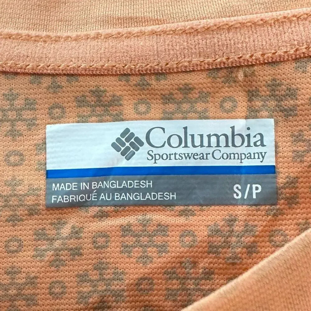 Columbia Men's Terminal Tackle Long Sleeve Fishing Shirt Orange S - Picture 5 of 9